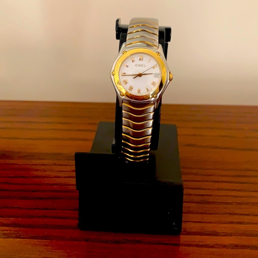 Stainless Steel & 18kt Yellow Gold Ebel Watch